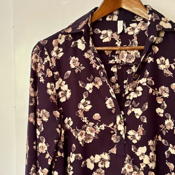 Pinkblush| Floral Oversized Long Sleeve Top Sz M - Picture 5 of 5